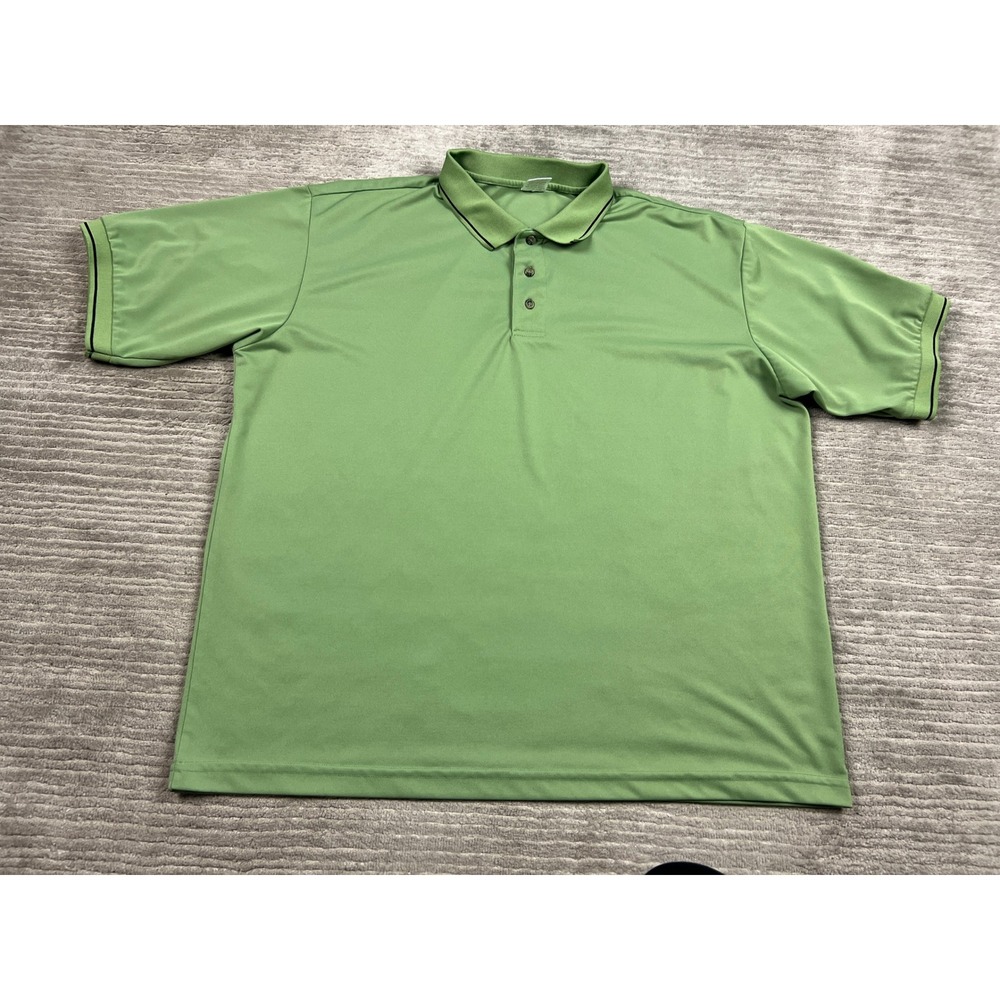 Publix Superior Uniform Group Polo Shirt Mens XL Green Short Sleeve Workwear